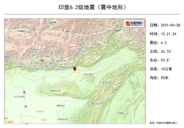屋漏偏逢连夜雨，印度发生6.2级地震，震中距我国边境线最近约17公里，NMN贴牌，代加工OEM进口保健品